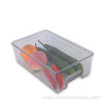 PET Refrigerator Food Storage Box With Lid